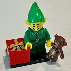 Lego 🎁 Elf Teddybear🧸 Present Series 11 Christmas Village Gift, Stocking Bear